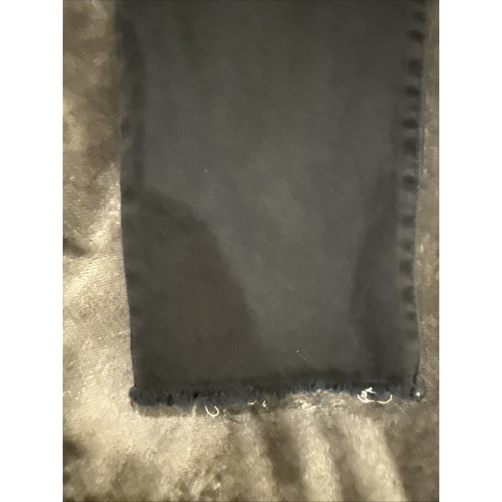 GAP 1969 Women's True Skinny Ankle Jeans Stretch Distressed Hems Black Size 28R - Picture 4 of 16